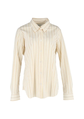 Dries Van Noten Pre-Owned striped button-down shirt - Neutrals