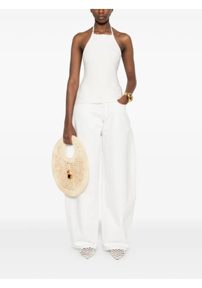 Jacquemus The Ovalo de-Nîmes jeans - Neutrals