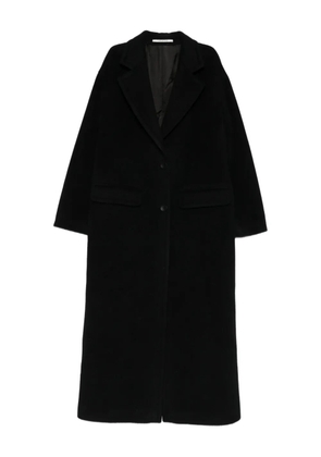 Tagliatore notched-lapel single-breasted coat - Black