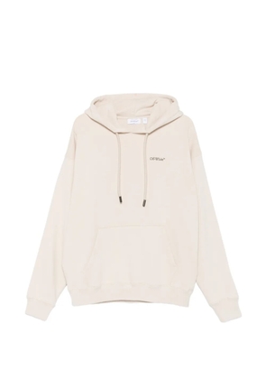 Off-White graphic hoodie - Neutrals