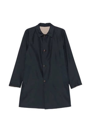 Kired single-breasted coat - Blue