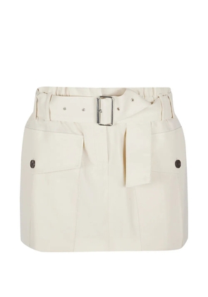 IRO belted pocket-details mini skirt - Neutrals