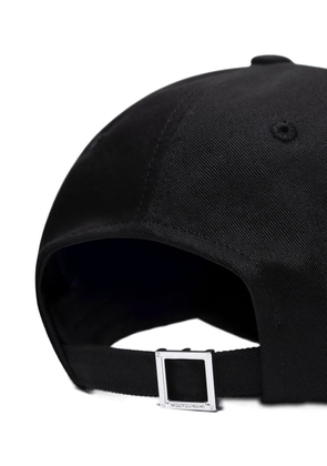 Wooyoungmi embroidered-logo baseball cap - Black