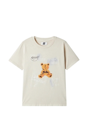 izzue graphic T-shirt - Neutrals