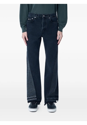 GALLERY DEPT. contrast panel wide-leg jeans - Black