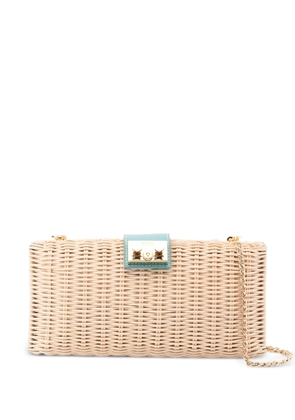 Rodo chain clutch bag - Neutrals