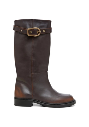 Dorothee Schumacher Essence buckle boots - Brown