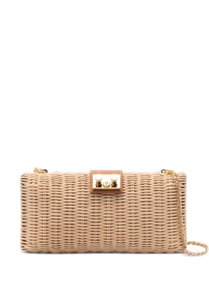 Rodo chain clutch bag - Neutrals