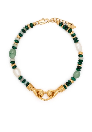 Missoma x Harris Reed In Good Hands beaded bracelet - Gold