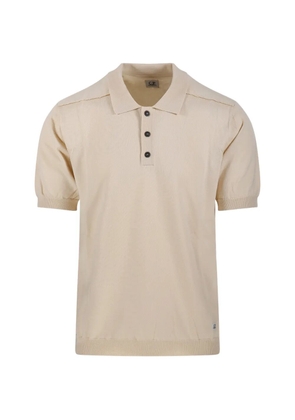 C.P. Company buttoned short-sleeve knitwear - Neutrals