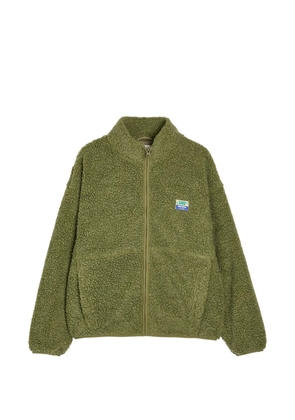 American Vintage Hoktown logo zip jacket - Green