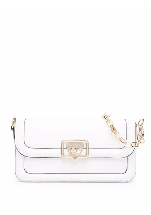 Chiara Ferragni rectangle shoulder bag - White