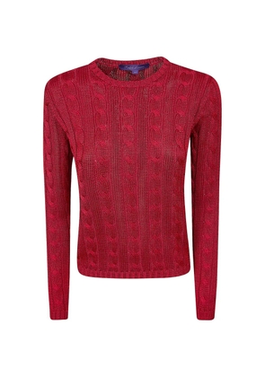 Polo Ralph Lauren cable knit sweater - Red