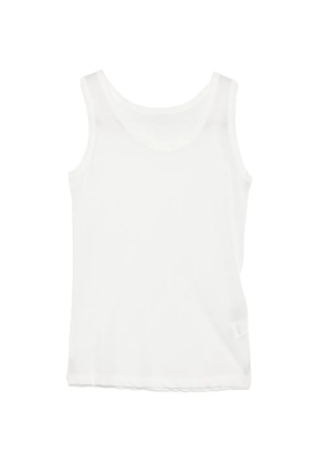 Yohji Yamamoto cotton jersey tank top - Neutrals