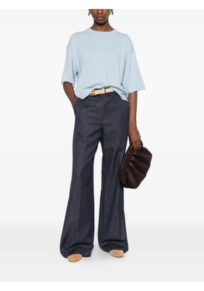 Allude raw-cut T-shirt - Blue