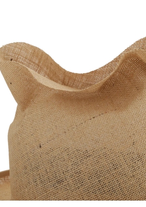 Comme Des Garçons shaped open-top hat - Neutrals