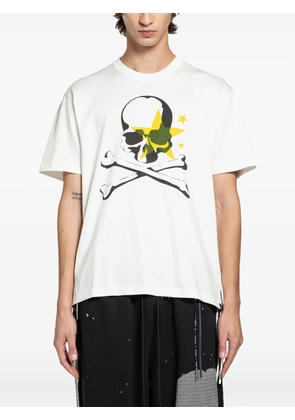 Mastermind World star-motif cotton T-shirt - Neutrals