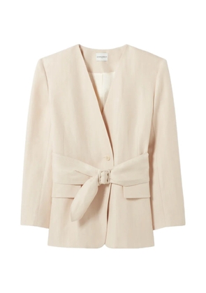 Claudie Pierlot belted pocket blazer - Neutrals
