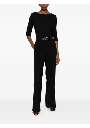 MAISON123 Layla belt-loops trousers - Black