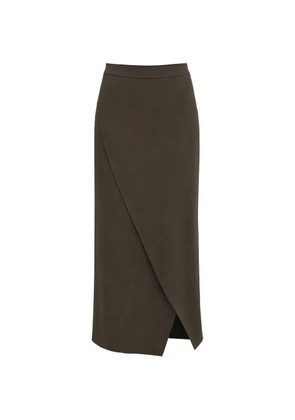 Gloria Coelho tulip-effect straight skirt - Green