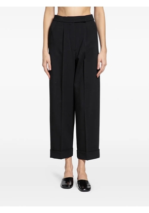 Max Mara cropped wool trousers - Black