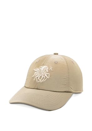 RANRA embroidered-detail cap - Neutrals