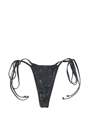 Diesel Demy tie-detail bikini bottom - Black