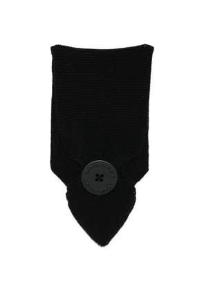 Charles Jeffrey Loverboy Cyclops button scarf - Black