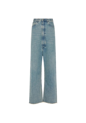 Maison Margiela dropped-rise five-pocket jeans - Blue