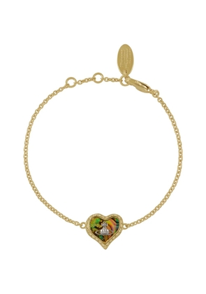 Vivienne Westwood heart-charm bracelet - Gold