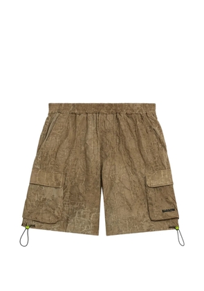 BARROW cargo drawstring shorts - Brown