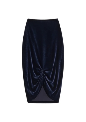 Valentino Garavani velvet skirt - Blue