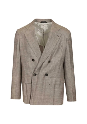 Giorgio Armani double-breasted blazer - Neutrals
