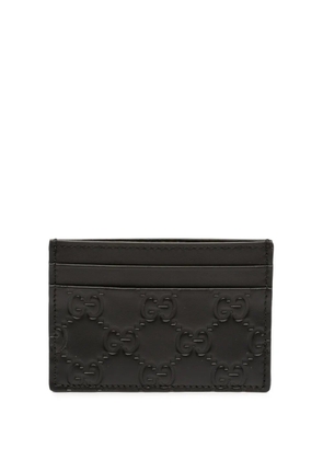 Gucci Pre-Owned 2016-2025 Guccissima card holder - Black