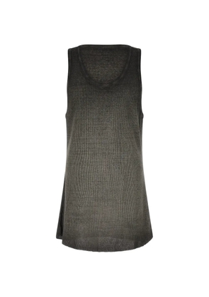 Thom Krom 947 ribbed tank top - Grey