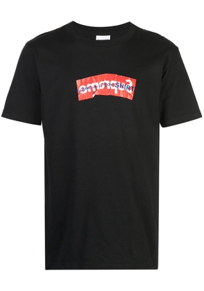 Supreme Supreme x CDG logo print T-shirt - Black