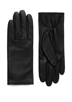 BOSS logo-detail gloves - Black