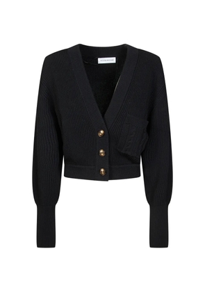 Victoria Beckham button cropped cardigan - Black