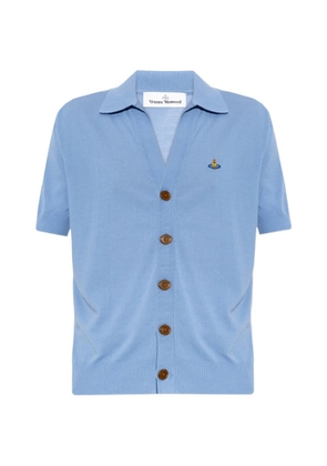 Vivienne Westwood Orb-embroidered cardigan - Blue