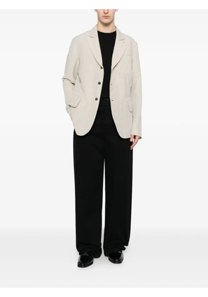 Masnada Bia notched-lapel pocket blazer - Neutrals