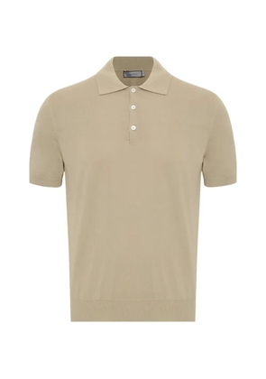 Canali point polo shirt - Neutrals