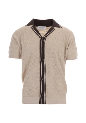 Paolo Pecora button striped shirt - Neutrals