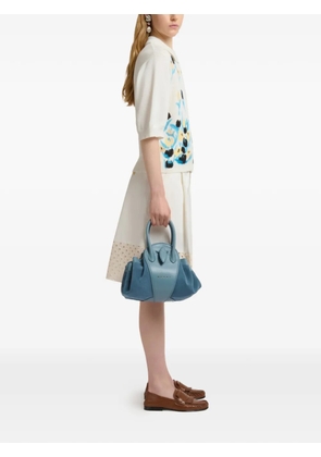 Marni top handle tubular shoulder bag - Blue