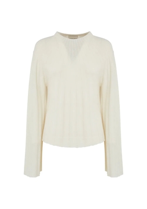 LouLou de Saison flared ribbed sweater - Neutrals