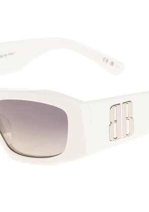 Balenciaga Eyewear rectangle-frame sunglasses - White