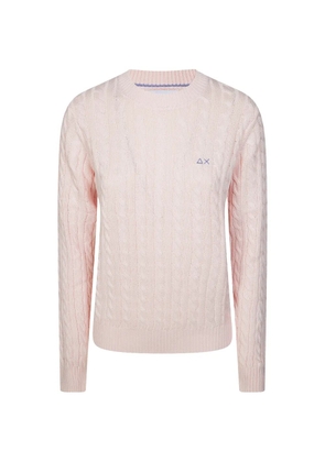 Sun68 cable-knit sweater - Pink