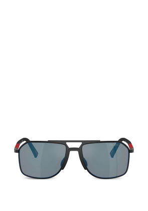 Prada Linea Rossa geometric-frame sunglasses - Black