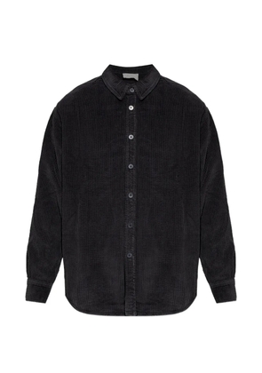American Vintage Padow button-corduroy shirt - Black
