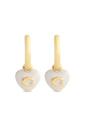 Coach heart earrings - Gold