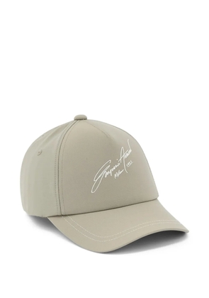 Emporio Armani logo baseball hat - Neutrals